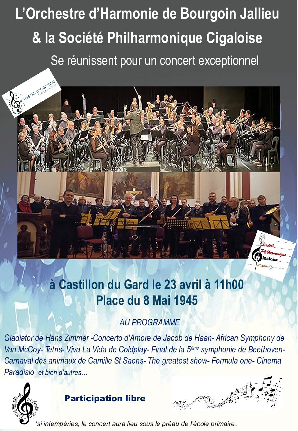 Concert Castillon du Gard