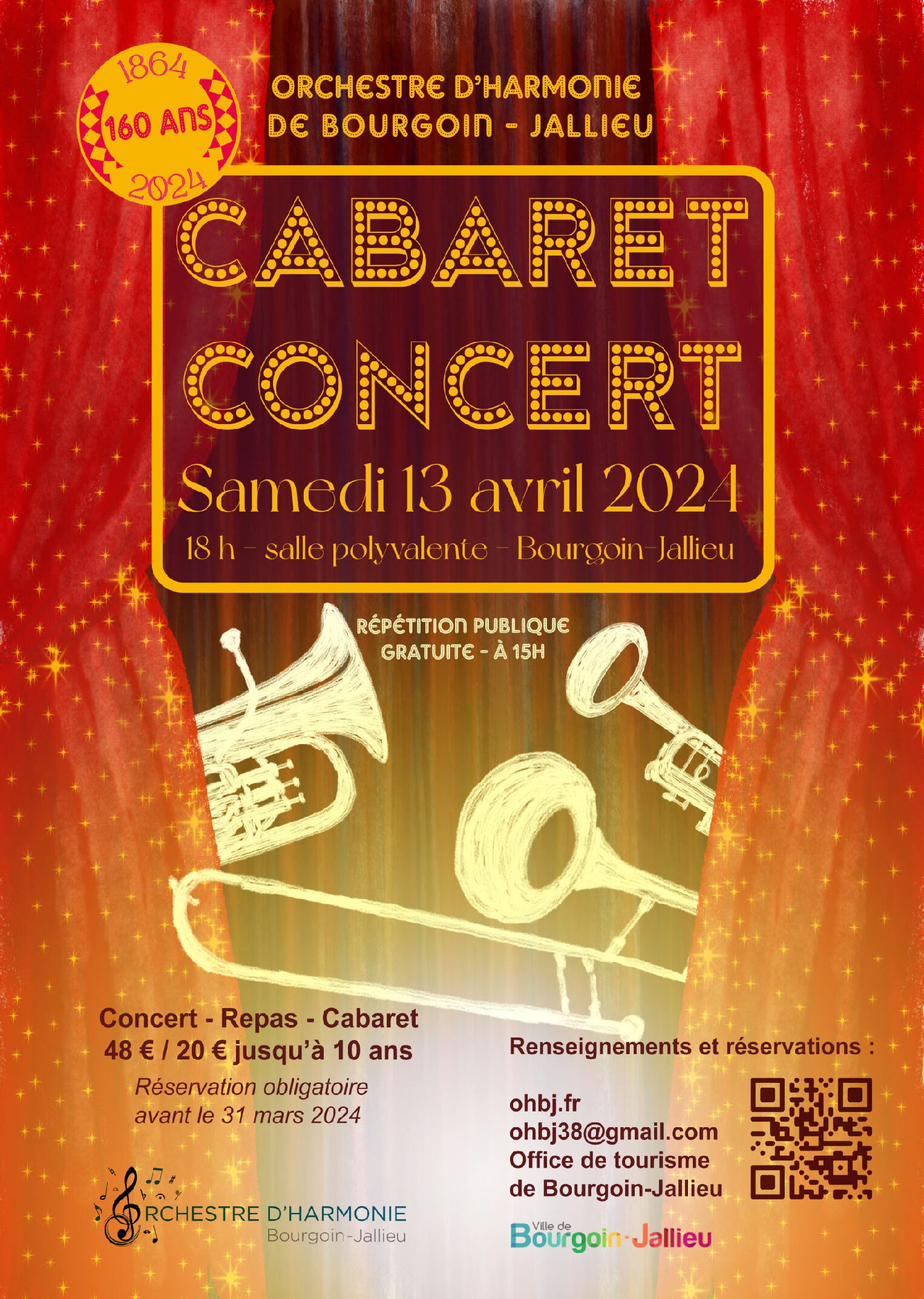 Concert cabaret – 160 ans
